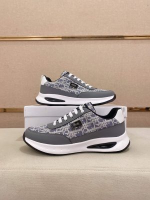 Dior Run Sneaker in Grey