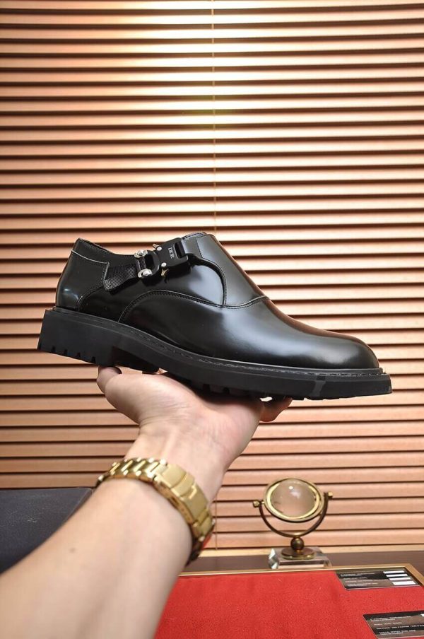Dior Black Men's Monk Strap Shoes
