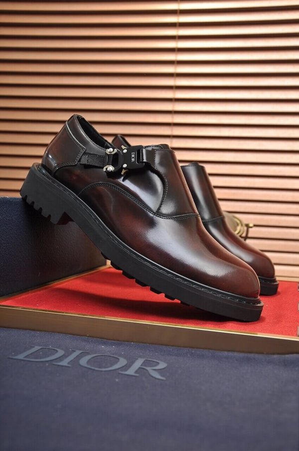 DiorMen_sMonkStrapShoes_3 Dior Brown Men's Monk Strap Shoes