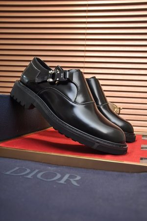 Dior Granville Gray Suede Loafers - Artful Design