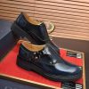 Dior Navy Blue Men's Monk Strap Shoes