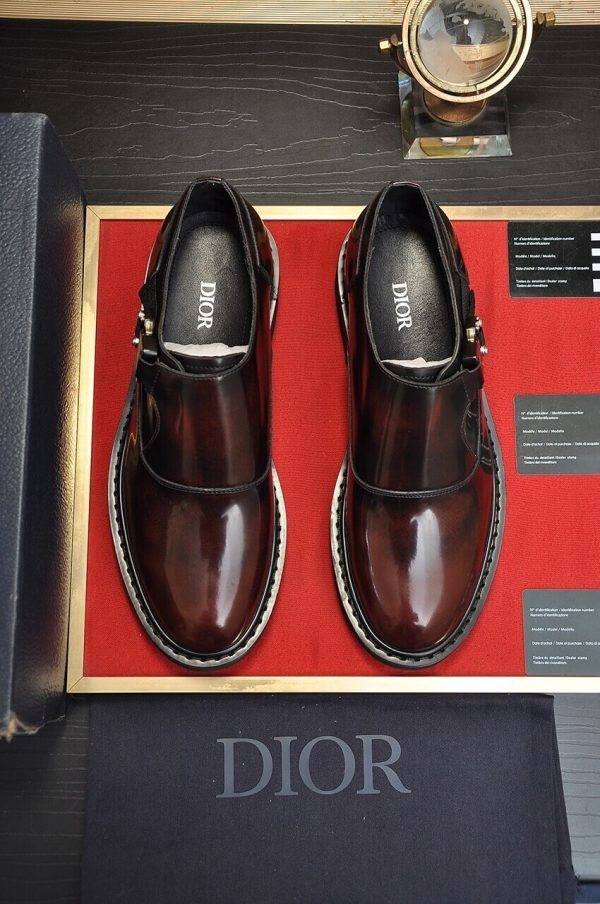 DiorMen_sMonkStrapShoes_4 Dior Brown Men's Monk Strap Shoes
