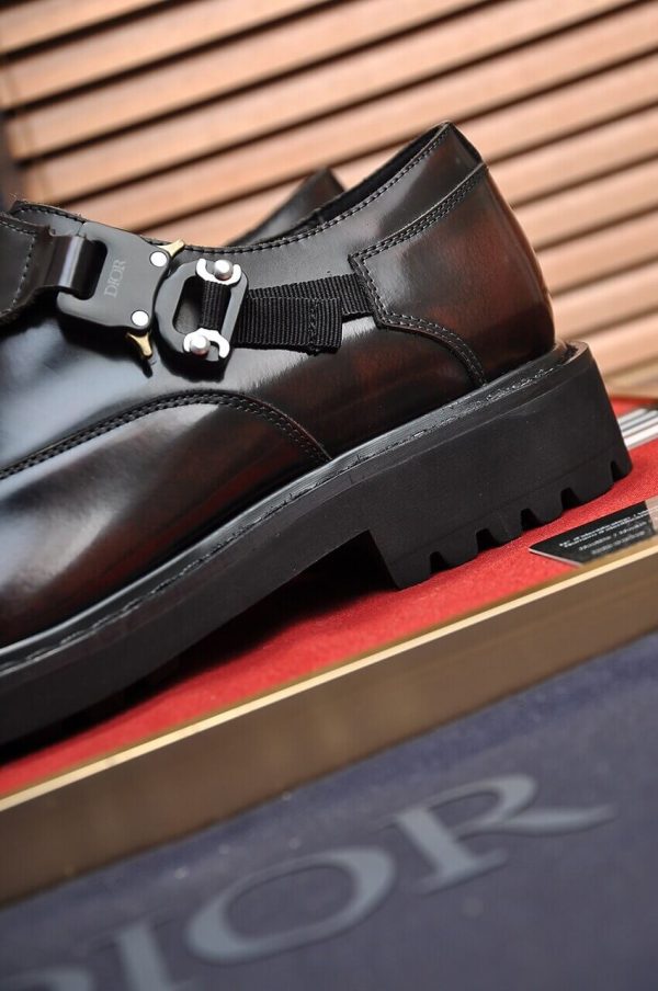 DiorMen_sMonkStrapShoes_5 Dior Brown Men's Monk Strap Shoes