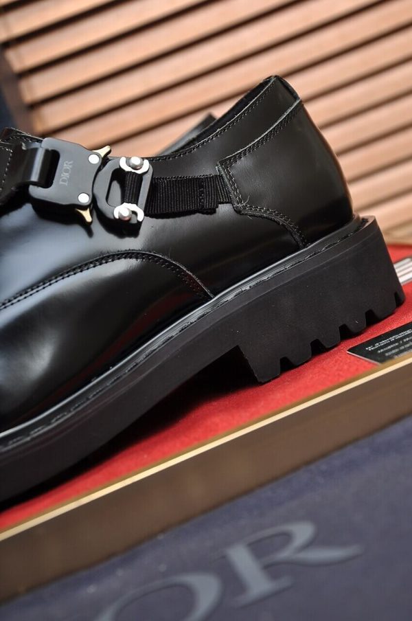 Dior Black Men's Monk Strap Shoes