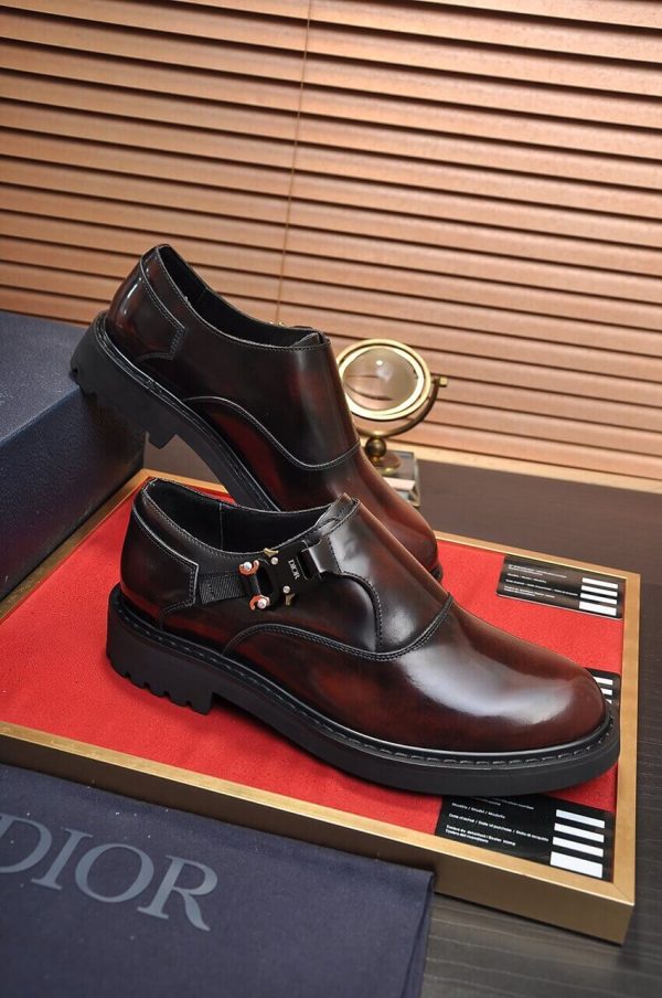 DiorMen_sMonkStrapShoes_8 Dior Brown Men's Monk Strap Shoes