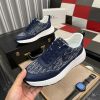 Dior Runner Sneaker in Blue Dior Oblique Jacquard and Blue Leather