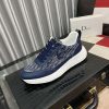 Dior Runner Sneaker in Blue Dior Oblique Jacquard and Blue Leather