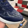Dior Runner Sneaker in Blue Dior Oblique Jacquard and Blue Leather