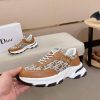 Dior Brown & White Oblique Monogram Chunky Sneakers