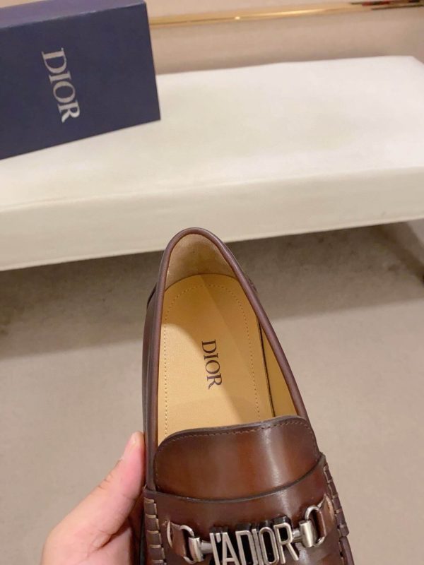 Dior Granville Flex Brown Penny Loafers