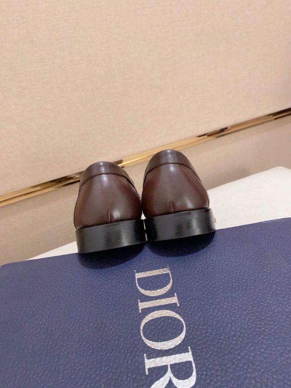 Dior Granville Flex Brown Penny Loafers