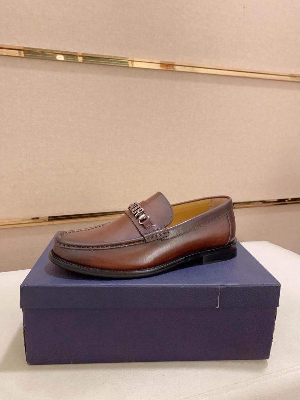 Dior Granville Flex Brown Penny Loafers