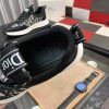 Diormen_ssneakerfeaturingablackandwhitecolorschemewiththeDiorObliquepattern_3 Dior Men's Sneaker in Black Dior Oblique Jacquard and Black Leather