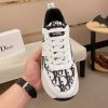 Diorsneaker_likelytheDiorB23LowTopLogoObliquemodel_4 Dior White and Black Dior Oblique Jacquard Runner Sneaker