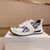 Diorsneaker_likelytheDiorB23LowTopLogoObliquemodel_5 Dior White and Black Dior Oblique Jacquard Runner Sneaker