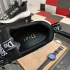 Dior Beige and Black Dior Jacquard Run Sneaker