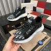 Dior Beige and Black Dior Jacquard Run Sneaker