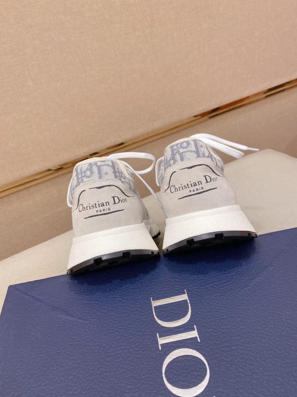 Gray & Blue Dior D-Connect Sneaker