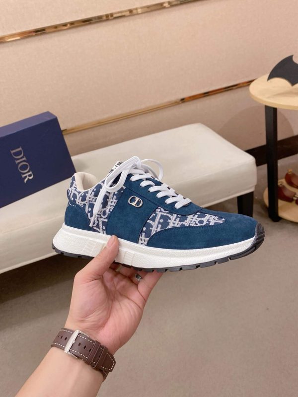 Blue Dior D-Connect Sneaker