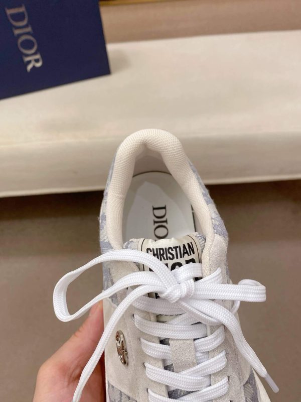 Gray & Blue Dior D-Connect Sneaker