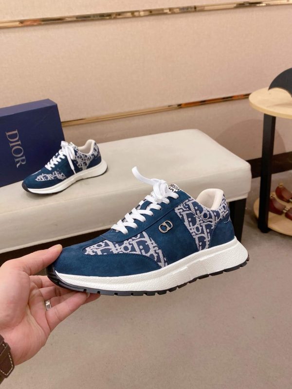 Blue Dior D-Connect Sneaker