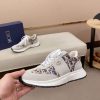 Gray & Navy Dior D-Connect Sneaker