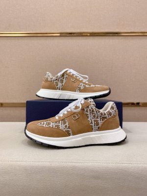Beige Dior D-Connect Sneaker
