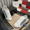 Diorsneakerwithawhiteandgraysnakeskin-likepattern_3 Dior Men's Sneaker in Grey Dior Oblique and White Leather
