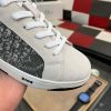 Diorsneakerwithawhiteandgraysnakeskin-likepattern_9 Dior Men's Sneaker in Grey Dior Oblique and White Leather