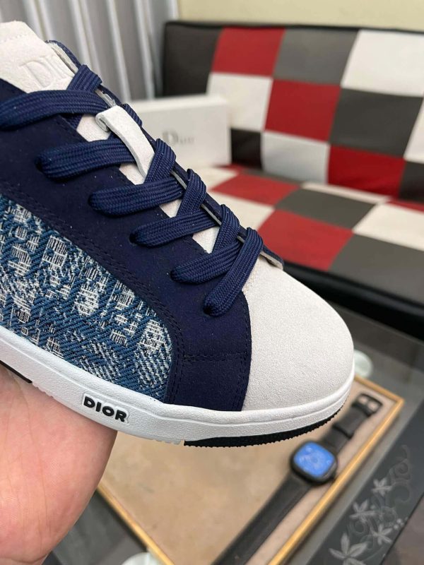 Dior Men's Sneaker in Blue and White