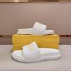 Fendi Roma Slides White