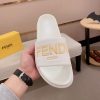 Fendi Roma Slides White