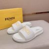 Fendi Roma Slides White