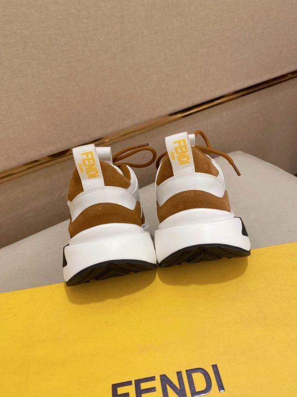 Fendi Run Sneakers in Brown