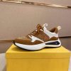 Fendi Run Sneakers in Brown