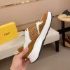 Fendi Run Sneakers in Brown
