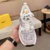 Fendi Run Sneakers in Offwhite