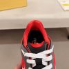Fendi Forward Sneakers in Grey and Red