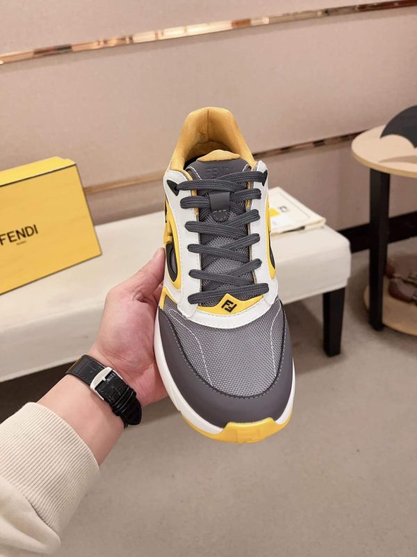 Fendi Forward Sneakers in Grey Technical Fabric