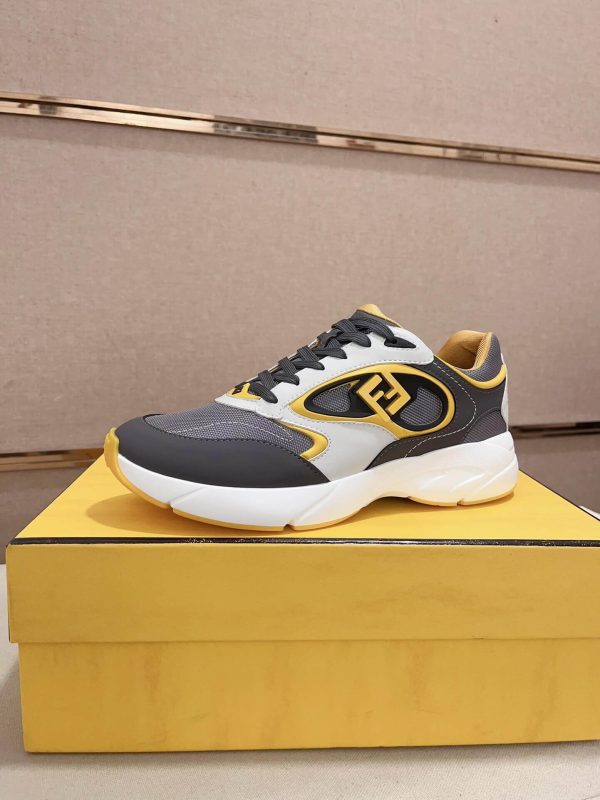 Fendi Forward Sneakers in Grey Technical Fabric