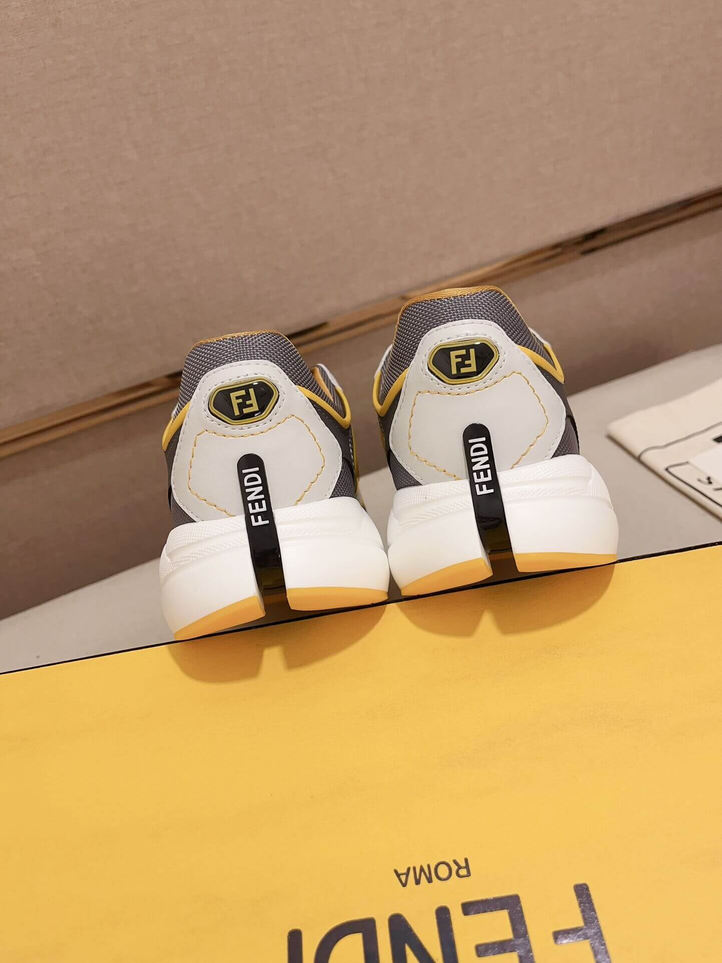 Fendi Forward Sneakers in Grey Technical Fabric 8 Fendi Forward Sneakers in Grey Technical Fabric - Image 8