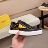 Fendi Brown and Black FF Jacquard Match Sneakers