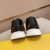 Fendi Brown and Black FF Jacquard Match Sneakers