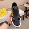 Fendi Brown and Black FF Jacquard Match Sneakers