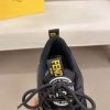 Fendi Brown FF Jacquard Run Sneakers