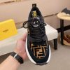 Fendi Brown FF Jacquard Run Sneakers