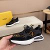 Fendi Brown FF Jacquard Run Sneakers
