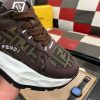 Fendisneaker_specificallytheFendiFFlogolow-topsneaker_7 Fendi Chunky Sneaker in Green FF Jacquard and Brown Leather