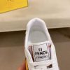 Fendi Purple and Brown FF Jacquard Sneakers
