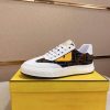Fendi Brown FF Jacquard Sneakers